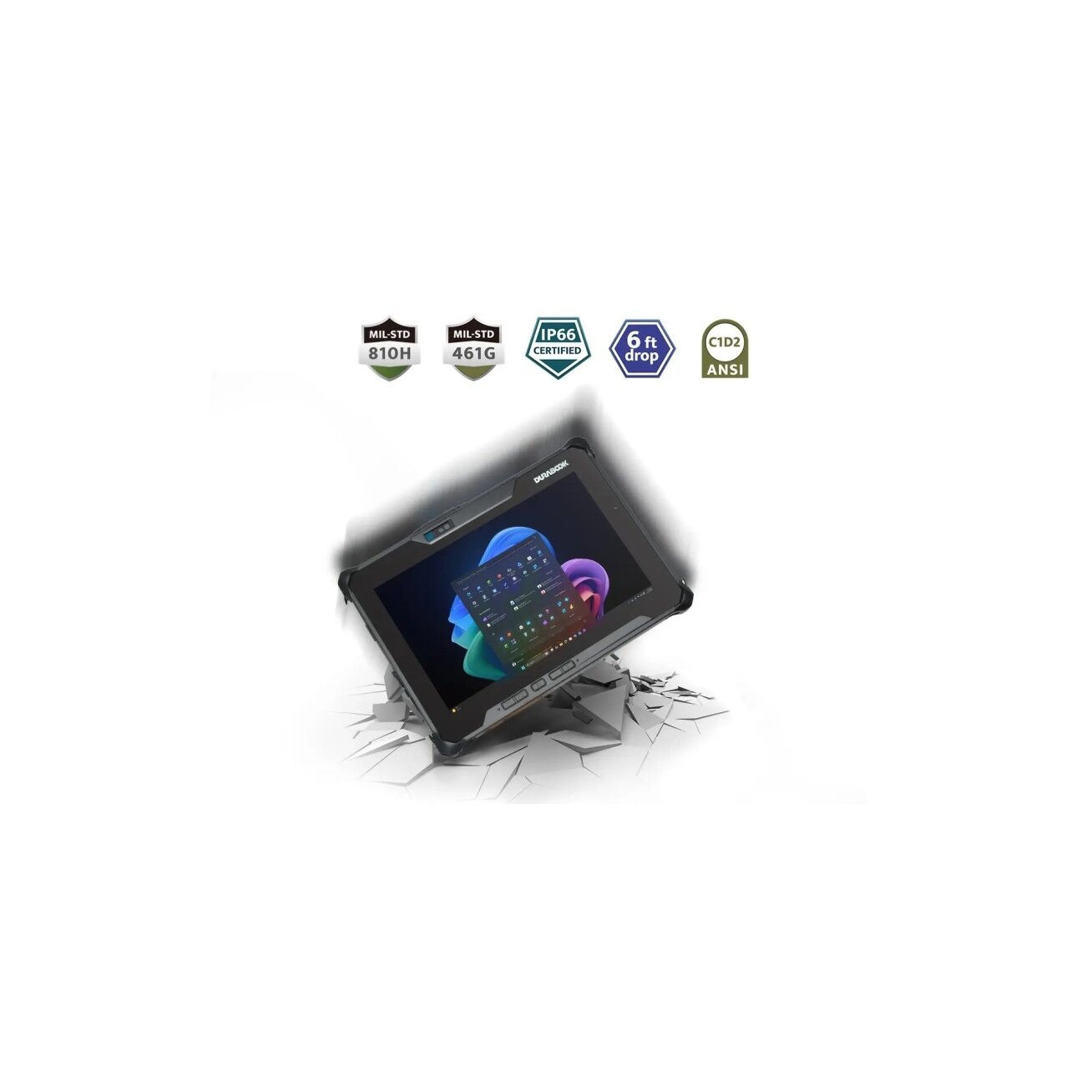 Durabook tvirtas planšetinis kompiuteris R10 2 Durabook tvirtas planšetinis kompiuteris R10 2