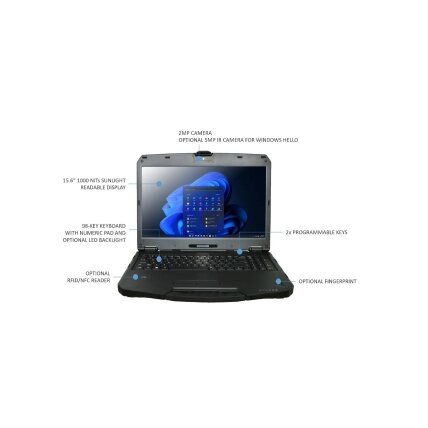 Durabook tvirtas nešiojamasis kompiuteris S15 3 Durabook tvirtas nešiojamasis kompiuteris S15 3